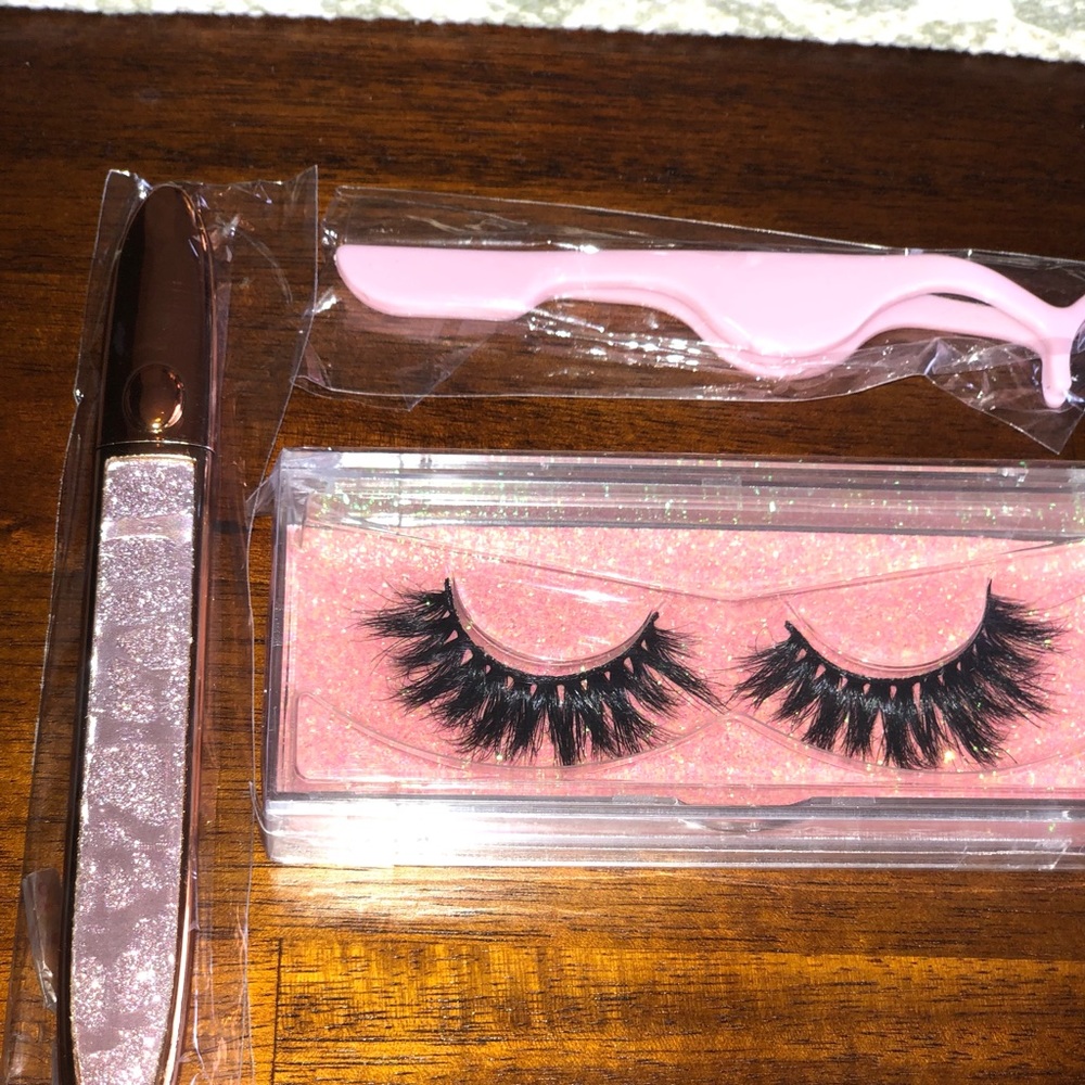 3d mink eyelashes set